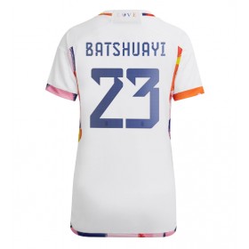 Belgien Michy Batshuayi #23 Borta Kläder Dam VM 2022 Kortärmad